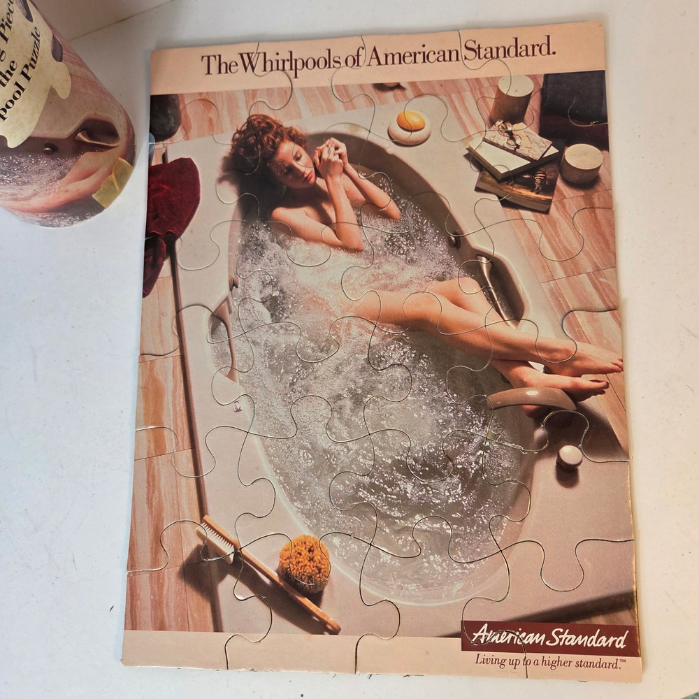 Vintage American Standard Whirlpool Puzzle Advertising Promo with Tube Complete